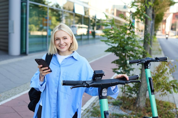 urban mobility electric scooter lifestyle service store
