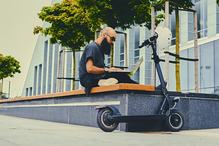 premium electric scooter model service store