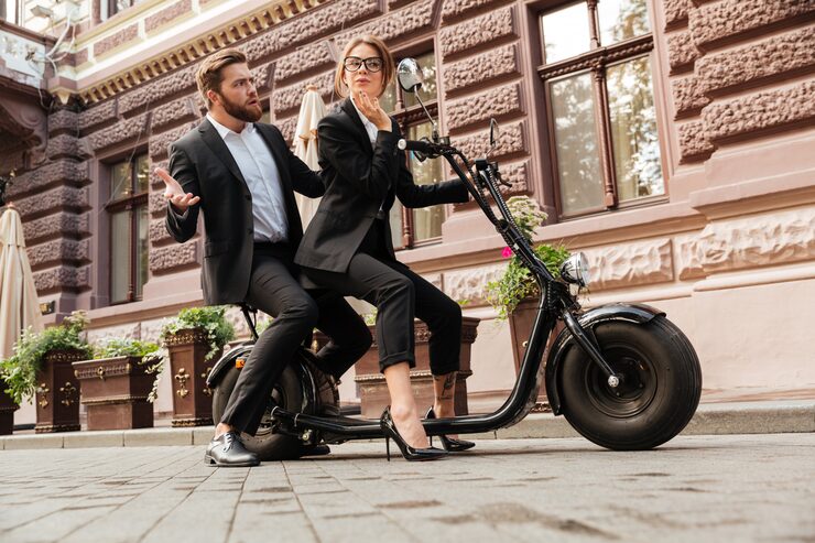 premium electric scooter model service store