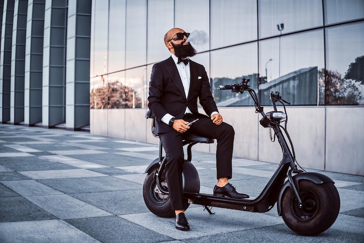 premium electric scooter model service store