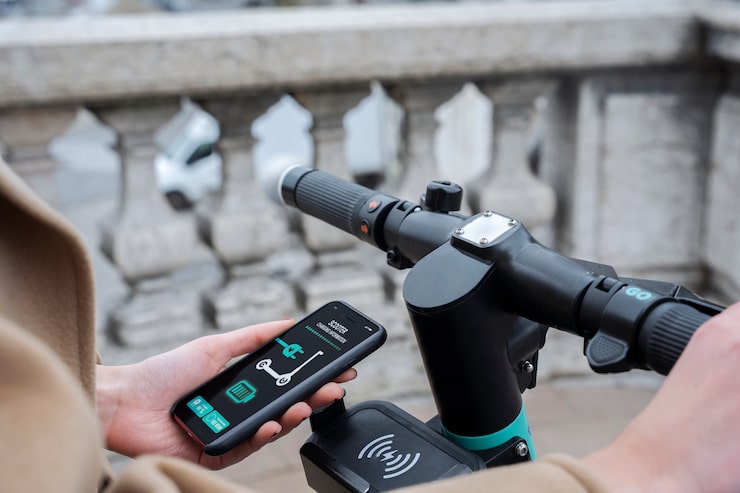 telemetry dashboard electric scooter service store