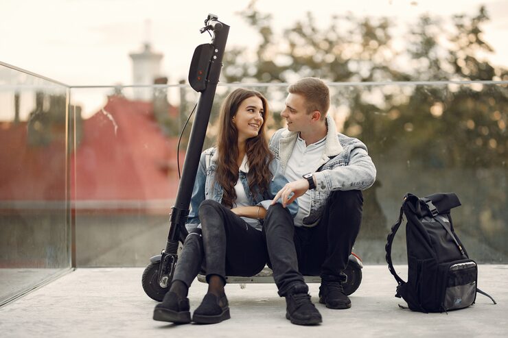 premium electric scooter model service store