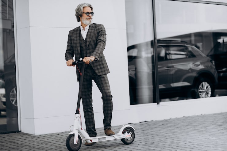 premium electric scooter model service store