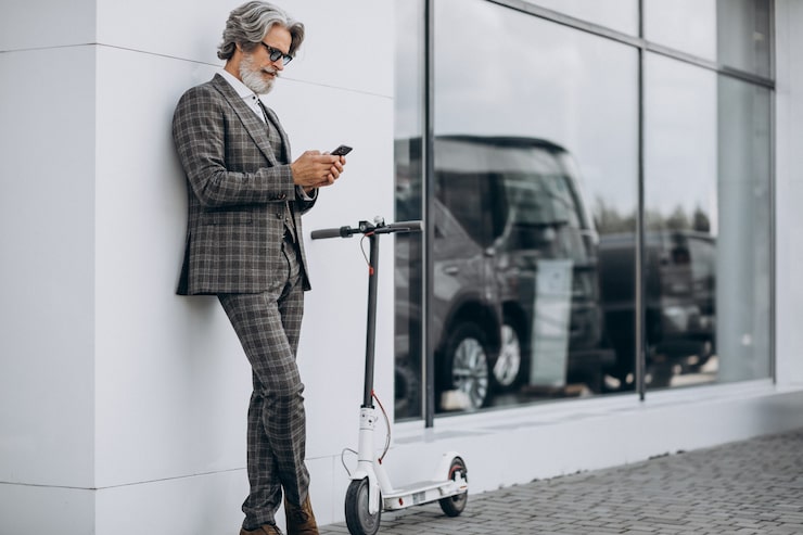 premium electric scooter model service store
