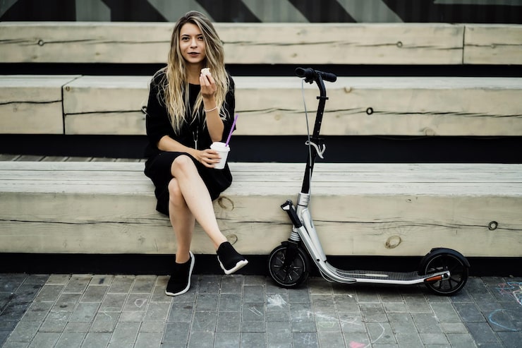 premium electric scooter model service store