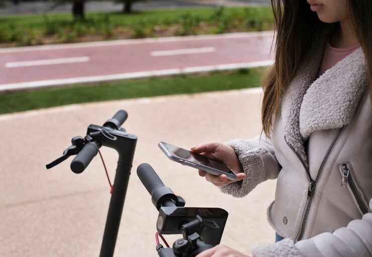 telemetry dashboard electric scooter service store
